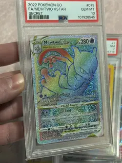 Mewtwo VSTAR (Secret) 079/078 Pokemon GO Holo PSA 10🌟✅ - Image 5