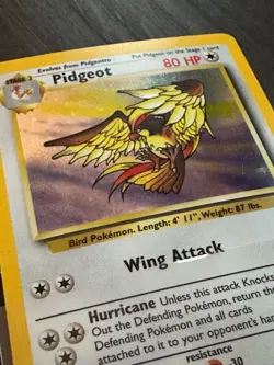Pokemon Pidgeot 8/64 Holo Rare Jungle Set WOTC 1999 Vintage 8/64 - LP - Image 2