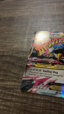 Pokemon M Metagross EX Mega Evolution Promo Holo Card XY35 - Image 3