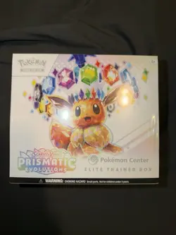 Prismatic Evolutions Pokemon Center ETB - Sealed w/ Protective Case - Image 1