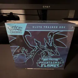 Pokemon TCG Mega Evolution Phantasmal Flames Elite Trainer Box English - Image 1