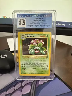 Pokemon 2000 Black Star Promo Venusaur 13 Holo Card CGC 8.5 NM/Mint - Image 1