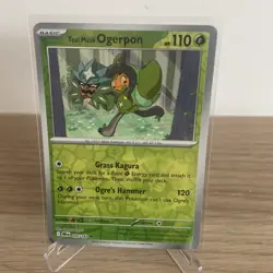 Pokemon TCG: Destined Rivals - Reverse Holo - 026/182 - Teal Mask Ogerpon - Image 1