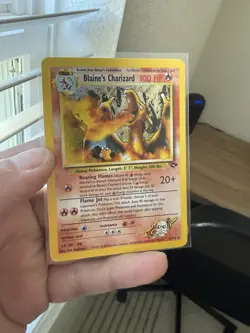 Pokemon Blaine's Charizard 2/132 Gym Challenge Holo Rare Unlimited 100 HP WOTC - Image 3