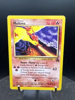 Moltres 21 Wizards Of The Coast Original Black Star Promo Pokemon Card - Image 2