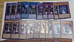 YUGIOH DARKLORD solfachord deck 66 total lightly played-mp 1st ed-unlimited - Image 2
