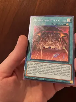 Mementomictlan Spell Card Yu-Gi-Oh Collector Rare Card First Edition NM - Image 3