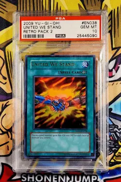 Yu-Gi-Oh! UNITED WE STAND 2009 Retro Pack 2 RP02-EN038 PSA 10 Ultra GEM MINT - Image 1