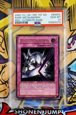 Yu-Gi-Oh RARE METALMORPH 1st Ed Rise Destiny RDS-EN052 PSA 10 Ultimate Rare GEM - Image 1