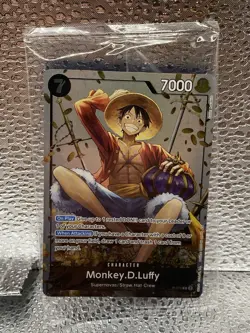 One Piece CCG Monkey.D.Luffy Tin Pack Vol. 2 Promo Sealed P-075 - Image 1