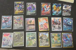 Pokemon Card Lot of 17 V and Full Art Nm Condition See Photos - Image 2