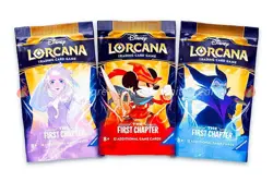 🌟 3 x THE FIRST CHAPTER Lorcana Booster Packs ART SET Disney TCG NEW SEALED 🌟 - Image 1