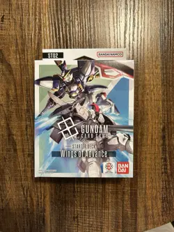 New Gundam TCG Card Game ST02 Wings of Advance Starter Deck Sealed - Image 1