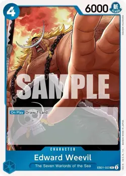 Edward Weevil EB01-023 One Piece Card Memorial Collection - Image 1