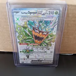 Pokemon TCG Teal Mask Ogerpon EX Black Star Promo Card #SVP166 - Image 1