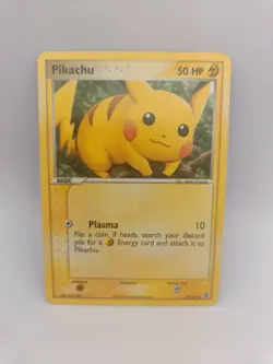 Pikachu 74/112 EX Fire Red & Leaf Green - Non Holo - Pokemon Card Heavy Played - Image 1