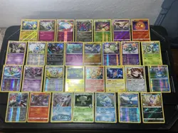 (30) Pokemon Cards Lot WOTC Vtg Holo STAMPED REVERSE Lucario Rotom Cracked Ice - Image 1