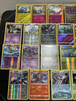 (30) Pokemon Cards Lot WOTC Vtg Holo STAMPED REVERSE Lucario Rotom Cracked Ice - Image 2