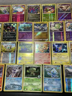 (30) Pokemon Cards Lot WOTC Vtg Holo STAMPED REVERSE Lucario Rotom Cracked Ice - Image 3