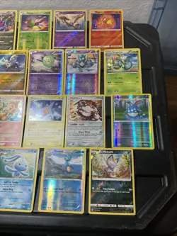 (30) Pokemon Cards Lot WOTC Vtg Holo STAMPED REVERSE Lucario Rotom Cracked Ice - Image 4