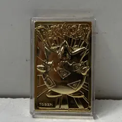 1999 Burger King Pokemon Togepi 23K Gold-Plated Trading Card With Pokeball - Image 2
