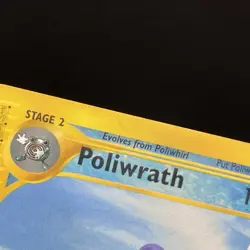 Poliwrath #60 60/165 Expedition Ereader Rare Vintage WOTC POkemon Card - MP+ - Image 4