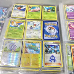 Unsorted Pokemon TCG Common, Uncommon and Rare Trading Cards (9 Card Sheets) - Image 3