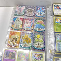 Unsorted Pokemon TCG Common, Uncommon and Rare Trading Cards (9 Card Sheets) - Image 4