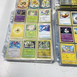 Unsorted Pokemon TCG Common, Uncommon and Rare Trading Cards (9 Card Sheets) - Image 5