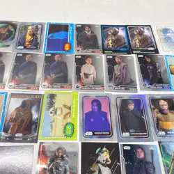 Mixed 2015-2025 Topps Star Wars Trading Card Bundle (Set Of 50) - Image 3