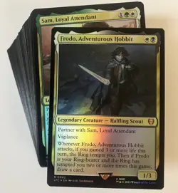 MTG Magic The Gathering Azban Frodo And Samwise Budget 100 Card Commander Deck - Image 1