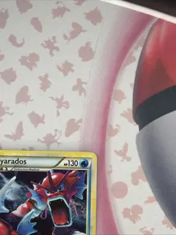 Pokemon Gyarados HeartGold SoulSilver 123/123 Shiny Holo Card Red - - Image 2