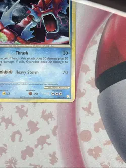 Pokemon Gyarados HeartGold SoulSilver 123/123 Shiny Holo Card Red - - Image 3