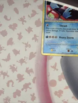 Pokemon Gyarados HeartGold SoulSilver 123/123 Shiny Holo Card Red - - Image 5