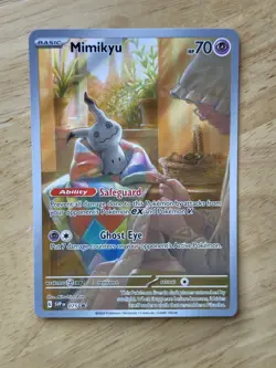 Pokemon TCG Mimikyu Scarlet & Violet Promo Card 075/Promo Near Mint Condition - Image 1