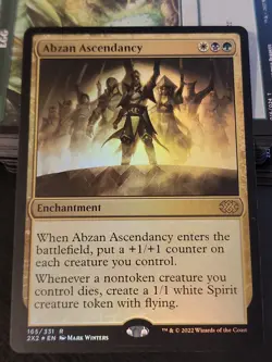 Abzan Ascendancy FOIL - MTG Double Masters 2022 NM/M, Pack Fresh - Image 1