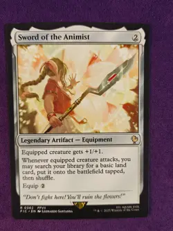 Sword of the Animist 362 R Normal FIC MTG NM - Image 1