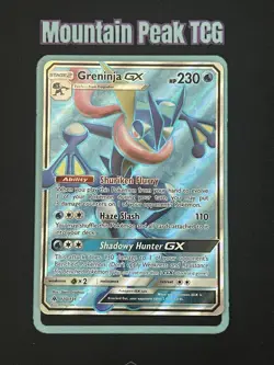 NM Greninja GX 120/131 Full Art - Forbidden Light - Pokemon Card - Image 1
