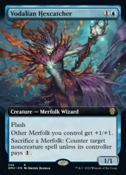 Vodalian Hexcatcher (Extended Art) [Dominaria United] Foil Near Mint - Image 1