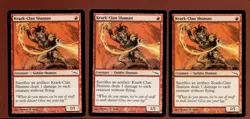 3x Krark-Clan Shaman Common Ex/LP Mirrodin Magic the Gathering MTG - Image 1