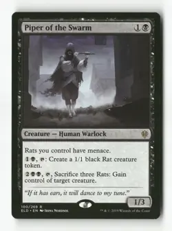 Piper of the Swarm - #100 - Non Foil - MTG - Near Mint - Image 1