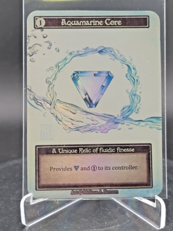 Sorcery: Contested Realm ALPHA - Aquamarine Core FOIL - Image 1