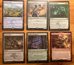 Mtg Rare lot: Jet Medallion, Mistrise, Fanatic Rhonas, Ashling Flame, Nature's - Image 1