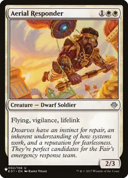 MTG Magic the Gathering Aerial Responder (E01-2/3034) The List LP - Image 1