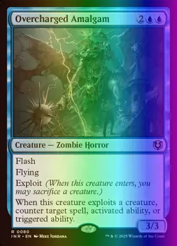 MTG Overcharged Amalgam (80/612) Innistrad Remastered LP FOIL - Image 1