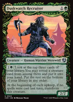 MTG Magic the Gathering Duskwatch Recruiter (323/612) Innistrad Remastered NM - Image 1