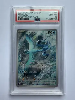 Pokemon TCG: Articuno 161/159 Illustration Rare PSA 10 Journey Together - Image 1