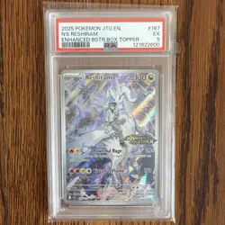 Pokemon TCG N's Reshiram 167/159 Stamped Journey together promo PSA 5 - Image 1