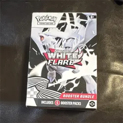Pokemon Scarlet & Violet White Flare Booster Box 6 Packs Reshiram English - Image 1