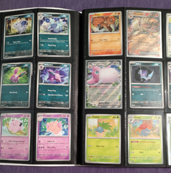 Pokemon 151 Complete Base Set C/UC/R/EX w/ Promos and Energies & Binder #1-165 - Image 4